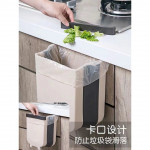 Foldable Wall Mounted Cabinet Door Hanging Kitchen Trash Bin Portable Garbage Waste Disposal Bin Car Rubbish Bucket