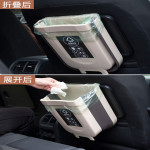 Foldable Wall Mounted Cabinet Door Hanging Kitchen Trash Bin Portable Garbage Waste Disposal Bin Car Rubbish Bucket