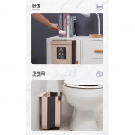 Foldable Wall Mounted Cabinet Door Hanging Kitchen Trash Bin Portable Garbage Waste Disposal Bin Car Rubbish Bucket