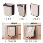 Foldable Wall Mounted Cabinet Door Hanging Kitchen Trash Bin Portable Garbage Waste Disposal Bin Car Rubbish Bucket