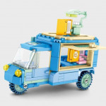 【SEMBO BLOCK】Block Lego compatible truck series Story Book Truck, Accessories Truck, Popcorn Tricycle, Vegetables Trucks