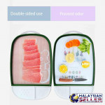 【House Partner】MSURE 3 in 1 Double Sided UseCutting Board Vegerable Meat Chopping Board Environment Protection Material