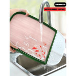【House Partner】MSURE 3 in 1 Double Sided UseCutting Board Vegerable Meat Chopping Board Environment Protection Material