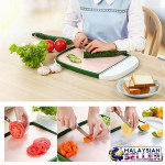 【House Partner】MSURE 3 in 1 Double Sided UseCutting Board Vegerable Meat Chopping Board Environment Protection Material