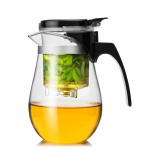 【House Partner】Elegant Tealeaf Isolated Teapot 500ml Thickened Teapot Heat-resistant Explosion-proof Household Teapot