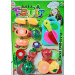 【XIAO JIA TOYS】Slice A Fruit Series for 3+ Ages Kids Freshing Enter Soft Plastic Safe Grade