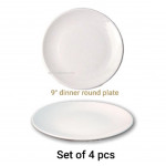 【House Partner】Dinner Round Plate (6'/7'/8'/9') for Hotel Restaurant Kitchen Dining