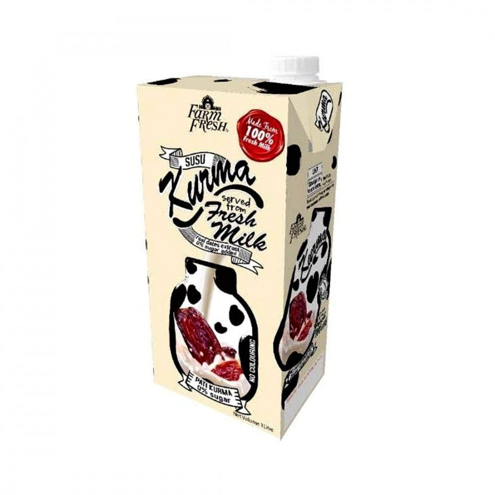SUSU UHT Farm FRESH Milk KURMA 1 LIITLE 1 BOX