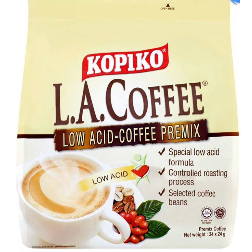 Kopiko L.A. Coffee-Low Acid Coffee Premix Kopiko L.A. Coffee-Low Acid Coffee Premix