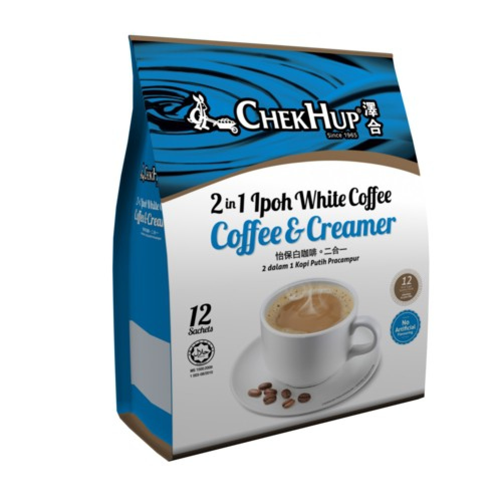 Chek Hup 2 in 1 Ipoh White Coffee & Creamer (30gm x 12's) Chek Hup 2 in 1 Ipoh White Coffee & Creamer (30gm x 12's)