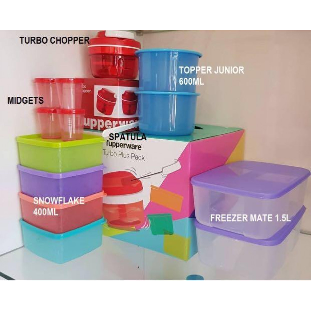 TUPPERWARE TURBO PLUS PACK TUPPERWARE TURBO PLUS PACK