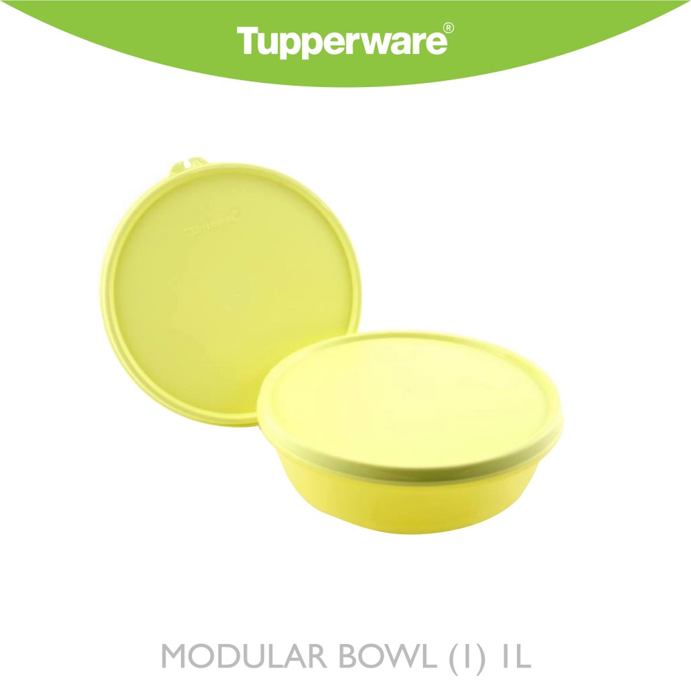 TUPPERWARE MODULAR BOWL (1PCS) 1L YELLOW TUPPERWARE MODULAR BOWL (1PCS) 1L YELLOW