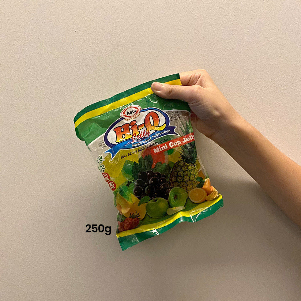 HiQ Mini Cup Mixed Fruits Jelly (Jeli Perisa Buahbuahan)