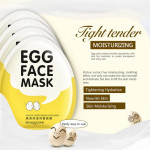 Bioaqua Smooth Moisturizing Egg Facial Mask Oil Control Pores Whitening Brighten Mask Skin Care