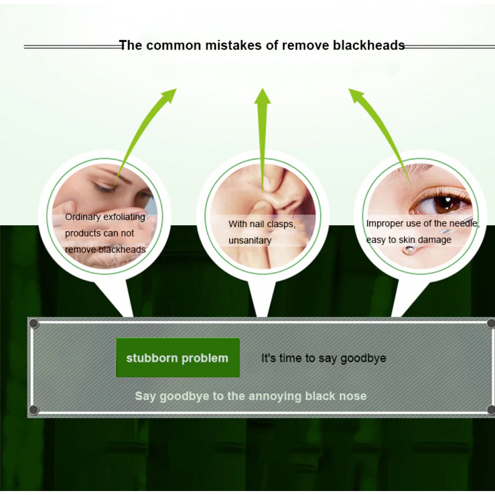 BIOAQUA Blackhead Activated Carbon Suction Nose Facial Blackhead Remover Mask