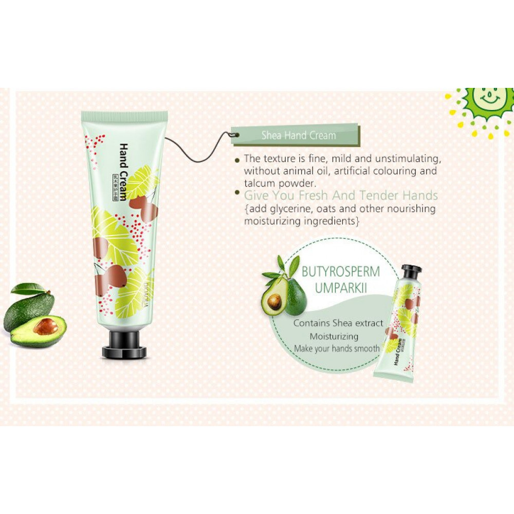 Shea Butter BIOAQUA Moisturizing Antidrying Exfoliating Hand Cream