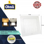 Otali Surface Panel Light 12W Square 5300K/2800K
