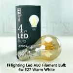 FFL Led Filament Bulb A60 4W E27 Warm White#FF Lighting#E27 Bulb#Edison Bulb#A60 Bulb#Vintage Light#Mentol#电灯泡