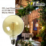 FFL Led Filament Bulb G125 8W E27 Warm White#FF Lighting#E27 Bulb#Edison Bulb#G125 Bulb#Vintage Light#Mentol#电灯泡