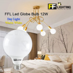 FFL Led Globe Bulb 12W E27 Day Light/Warm White#FF Lighting#E27 Bulb#Globe Led Bulb#Mentol#电灯泡