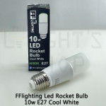 FFL Led Rocket Bulb 10W E27 Day Light/Cool White/Warm White#FF Lighting#E27 Bulb#Stick Bulb#Mentol#电灯泡