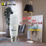 FFL Led Rocket Bulb 10W B22 Day Light/Warm White#FF Lighting#B22 Bulb#Stick Bulb#Mentol#电灯泡