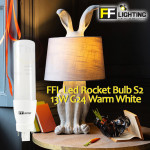 FFL Led Rocket Bulb (Series 2) 13W G24 Warm White#FF Lighting#G24 Bulb#Stick Bulb#Mentol#电灯泡