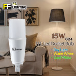 FFL Led Rocket Bulb 15W G24 Day Light/Cool White/Warm White#FF Lighting#G24 Bulb#Stick Bulb#Mentol#电灯泡