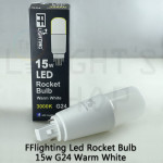 FFL Led Rocket Bulb 15W G24 Day Light/Cool White/Warm White#FF Lighting#G24 Bulb#Stick Bulb#Mentol#电灯泡