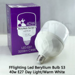 FFL Led Beryllium Bulb S3 40W/60W E27 Day Light/Warm White#FF Lighting#Globe Lamp#E27 Bulb#Led Bulb#Mentol#电灯泡