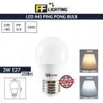 FFL Led A45 Ping Pong Bulb 3W E27 Day Light/Warm White#FF Lighting#E27 Bulb#A45 Led Bulb#A Bulb#Mentol#电灯泡