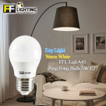 FFL Led A45 Ping Pong Bulb 3W E27 Day Light/Warm White#FF Lighting#E27 Bulb#A45 Led Bulb#A Bulb#Mentol#电灯泡