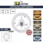 FFL Led Ceiling Lamp Module YS-18W Day Light/Cool White/Warm White#FF Lighting#Magnet#Accessories#Lampu Ceiling#吸顶灯