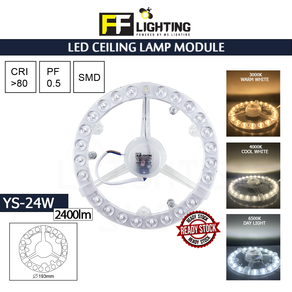 FFL Led Ceiling Lamp Module YS-24W Day Light/Cool White/Warm White#FF Lighting#Magnet#Accessories#Lampu Ceiling#吸顶灯 FFL Led Ceiling Lamp Module YS-24W Day Light/Cool White/Warm White#FF Lighting#Magnet#Accessories#Lampu Ceiling#吸顶灯