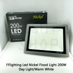 FFL Led Nickel Flood Light 200w Day Light/Warm White#FF Lighting#Outdoor Lighting#Flood Spotlight#Led Flood Light#Lampu