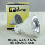 FFL Led GU10 Bulb 5W/8W Day Light/Warm White#FF Lighting#GU10 Led Bulb#Eyeball Bulb#Spot Light Bulb#Eyeball Spotlight Bulb