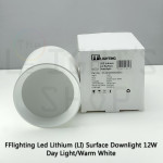 FFL Led Lithium (Li) Surface Downlight 12W Day Light/Warm White#FF Lighting#Led Downlight#Ceiling Light#Lampu Siling#灯