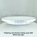 FFL Led Chlorine Ceiling Lamp 40W Black/White Day Light#FF Lighting#Led Ceiling Lamp#Led Ceiling Light#Lampu Siling#吸顶灯