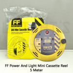 FF Power And Light Mini Cassette Reel 5 Meters FE86575#Wire Cable Reel#Industrial Cable Reel#Extension Wire Cable#电缆卷