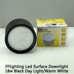 FFL Led Surface Downlight 18W/30W Black/White Day Light/Warm White#FF Lighting#Surface Mounted#Ceiling#Lampu Siling#吸顶灯