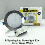 FFL Led Downlight 12W/18W White/Silver Warm White#FF Lighting#Ceiling Light#Lampu Siling#吸顶灯