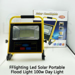 FFL Solar Portable Led Flood Light 100W Day Light#FF Lighting#Solar Light#Outdoor Lighting#Multifunction Light#Lampu#紧急灯