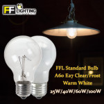 FFL Standard Bulb A60 25W/40W/60W/100W E27 Clear/Frost Warm White#FF Lighting#E27 Bulb#Incandescent Bulb#A60 Bulb#Mentol#电灯泡