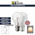 FFL Standard Bulb A60 40W/60W/100W B22 Clear/Frost Warm White#FF Lighting#B22 Bulb#Incandescent Bulb#A60 Bulb#Mentol#电灯泡