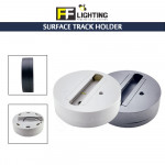 FFL Surface Track Holder Black/White#FF Lighting#Track Light Holder#Surface Holder#Track Light Fitting#Track Rail Fitting