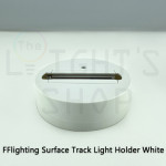 FFL Surface Track Holder Black/White#FF Lighting#Track Light Holder#Surface Holder#Track Light Fitting#Track Rail Fitting