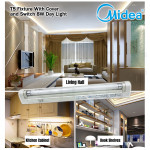 Midea T5 Fixture With Cover And Switch 8W Day Light#T5 Tube Light#Tube Fitting#Wall/Ceiling Tube#Fluorescent Tube Lamp