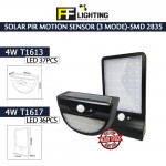 FFL Led Solar Pir Motion Sensor 37/36PCSLed-SMD2835 (3 Mode) 4W l T1613/T1617#FF Lighting#Solar Light#Outdoor#Lampu#紧急灯