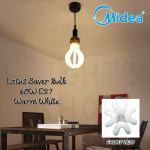 Midea Lotus Saver Bulb 60W E27 Warm White#E27 Bulb#Industry Lamp#Mentol Lingkaran#Lampu Kilang#Lampu Studio#Mentol#电灯泡