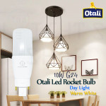 Otali Led Rocket Bulb 10W G24 Day Light/Warm White#Stick Bulb#Led Bulb#G24 Bulb#Mentol Lampu#电灯泡